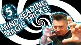 TOP 5 MIND READING Magic Trick Tutorials Im going to read your mind [upl. by Mirak]