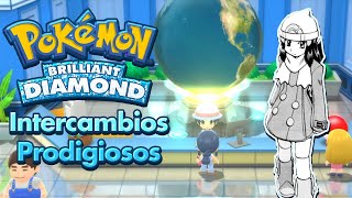 Pokémon Diamante Brillante pero solo hago Intercambios Prodigiosos [upl. by Burack758]