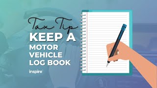 Tax Tip Keep A Motor Vehicle Logbook [upl. by Ennail630]