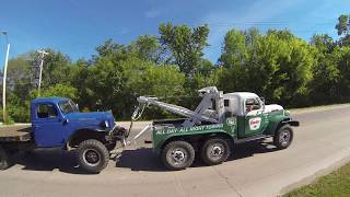 30th Annual Vintage Dodge Power Wagon Rally  Trip to Lake Darling [upl. by Leanatan]