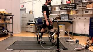 Walking in Bilateral Ankle Exoskeletons [upl. by Ulberto]