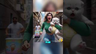 cat amp mother running around😹 cat cutecat cute [upl. by Kryska]