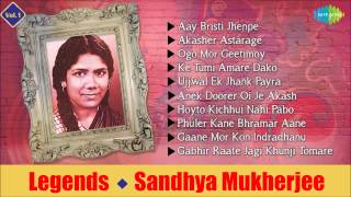 Best of Sandhya Mukherjee  Bengali Songs Audio Jukebox  Vol1  Sandhya Mukherjee Songs [upl. by Atthia986]