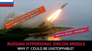 RUSSIAs ZIRCON HYPERSONIC MISSILE  FULL ANALYSIS [upl. by Arlynne]