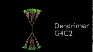 G4C2 Dendrimer animation [upl. by Lux]