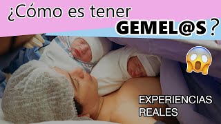 EMBARAZO GEMELAR o MULTIPLE 🤰🏻 Experiencias reales Tips Consejos 👶🏻👶🏻 [upl. by Frans]