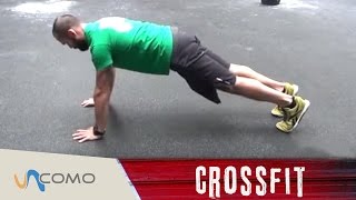 Cómo hacer una flexión  Push up en CrossFit [upl. by Ennayhs]