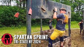 Spartan Race Sprint NY All Obstacles [upl. by Phyllida408]