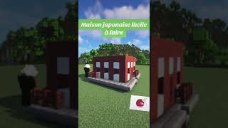 Maison japonaise facile Minecraft [upl. by Latsryc689]