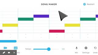 How to save your song on Chrome Music Lab  Song Maker [upl. by Hakeem]