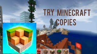 try Minecraft copiesblock craft 3d gameplay trendingvideo minecraftcopygames [upl. by Aicercul952]