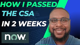 How I Passed the ServiceNow CSA Exam servicenow certified techstudy tehczavier [upl. by Esme]