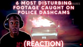 6 Most Disturbing Footage Caught on Police Dashcams REACTION [upl. by Anaylil672]