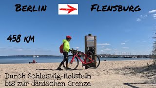 Von Berlin nach Flensburg 458 Km mit dem Rennrad gegen den Wind [upl. by Ilecara]