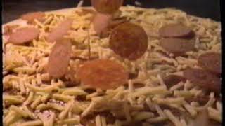 1993 Dominos Pizza quotPepperoni Chedder Double Headerquot TV Commercial [upl. by Innek]