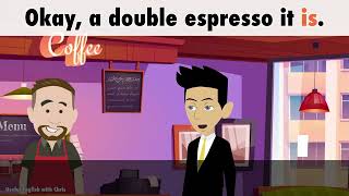 Learn English  How to Order Coffee in English  Dialogue for Beginners [upl. by Yeruoc]