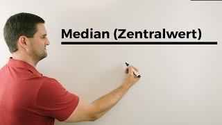 Median Zentralwert Statistik  Mathe by Daniel Jung [upl. by Haela]