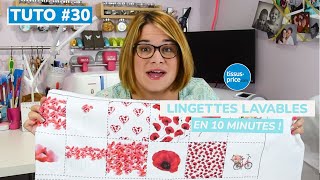 Tuto DIY  Coudre des Lingettes Lavables Facilement [upl. by Ahsiemat]