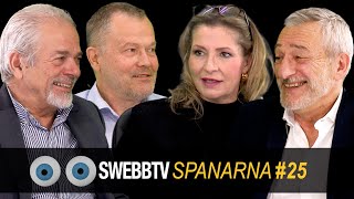 Peter Abelin Katerina Janouch Boris Benulic och Mikael Willgert i Swebbtv Spanarna avsnitt 25 [upl. by Yssirhc]