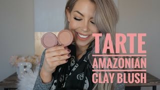 THE WORLDS LONGEST LASTING BLUSH TARTE AMAZONIAN CLAY BLUSH  BrittanyNichole [upl. by Araas514]