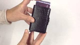 Tarjetero y billetera Secrid con doble Cardprotector  Solohombre [upl. by Takeshi]