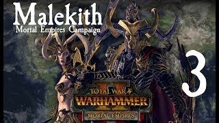 Total War Warhammer 2 Mortal Empires  Malekith Campaign 3 [upl. by Creedon]