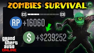 NEW 4x Money amp RP Zombie Survival Help Guide  GTA Online  Make Millions Everyday Doing This💲💲💲 [upl. by Allie674]