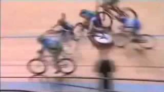 Track Cycling Velodrome Crashes [upl. by Hoopen797]