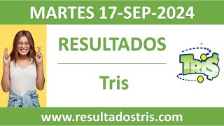 Resultado del sorteo Tris del martes 17 de septiembre de 2024 [upl. by Atinrahc]