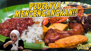 SAMBAL TERASINYA NAMPOL PEDES MENCENGANGKAN AYAM KALASAN KEDURI [upl. by Akirdna]