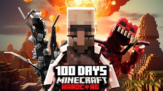 I Survived 100 Days in a Nuclear Parasite Apocalypse in Hardcore Minecraft [upl. by Kenton]