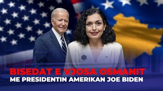 🔴FIVE INTERVISTË EKSKLUZIVE ME PRESIDENTEN VJOSA OSMANI ÇKA IU THA PËR KOSOVËN NË SHBA [upl. by Darahs]