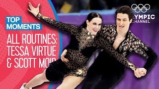 Tessa Virtue amp Scott Moir  Every Olympic Performance  Top Moments [upl. by Ardnaxela842]