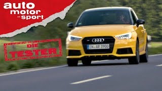 Audi S1 Gelber Giftzwerg mit Allrad  Die Tester  auto motor und sport [upl. by Riabuz]