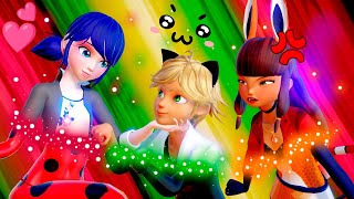 Miraculous Ladybug TRIO TRANSFORMATION  Marinette x Adrien x Lila [upl. by Galvin19]