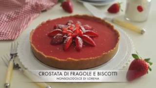 Crostata di fragole e biscotti [upl. by Anahsal636]