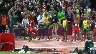 Usain Bolt 100m Olympic Final 2012 [upl. by Anaeel]