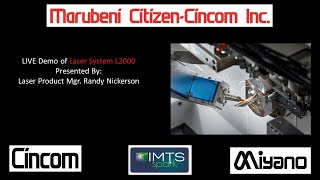 Marubeni Citizen Cincom Laser System  L2000 [upl. by Renner]