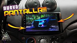 Nuevo Autoestereo de pantalla  Tuning Aveo  Cj Nequiz [upl. by Naimerej]