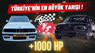 TÜRKİYENİN EN BÜYÜK YARIŞI  NZM E30 M50 TURBO VS PEGASUS E36 2 JZ [upl. by Anuahsar321]