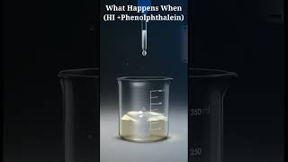 HI PHENOLPHTHALEIN  Chemistry short Reaction of hydroiodic acid with phenolphthalein [upl. by Snapp448]