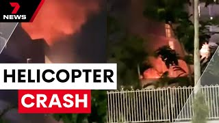 Terrifying Cairns helicopter disaster  7NEWS [upl. by Lemire]