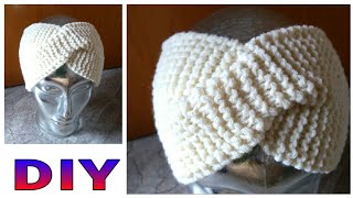 Stirnband Twist stricken • DIY  Julebuergerfee [upl. by Atiram]