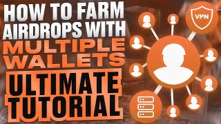 🔥 How To Farm Airdrops With Multiple Wallets 🔥 Ultimate Tutorial 💎😱 airdrop freeairdrop [upl. by Ahsaekal]