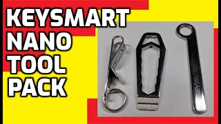 Nano Tool Pack by KeySmart Nano Wrench Ruler Pocket Clip Unboxing and Review [upl. by Langer877]