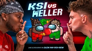 SIDEMEN AMONG US RADIATE ROLE KSI VS WELLER EDITION [upl. by Naujtna]