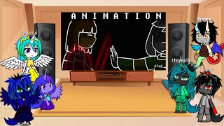 Mlp reacts to Glitchtale s2 ep4 part 1 LOVE First half [upl. by Kilk]