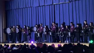 Hawtree creek middle school Drumline performance 2024 spring showcase [upl. by Erdnaet2]