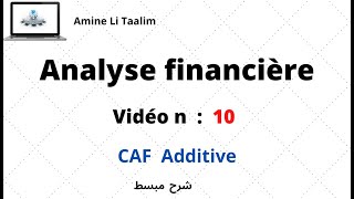 Etat des Soldes de Gestion  CAF Additive [upl. by Swetiana]