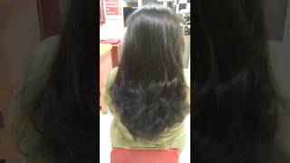 Layer cut hair stylestree beauty parlourkhammamనా హెయిర్ స్టైల్ ఎలా ఉందిytshortsviralsubscribe [upl. by Idrahs]